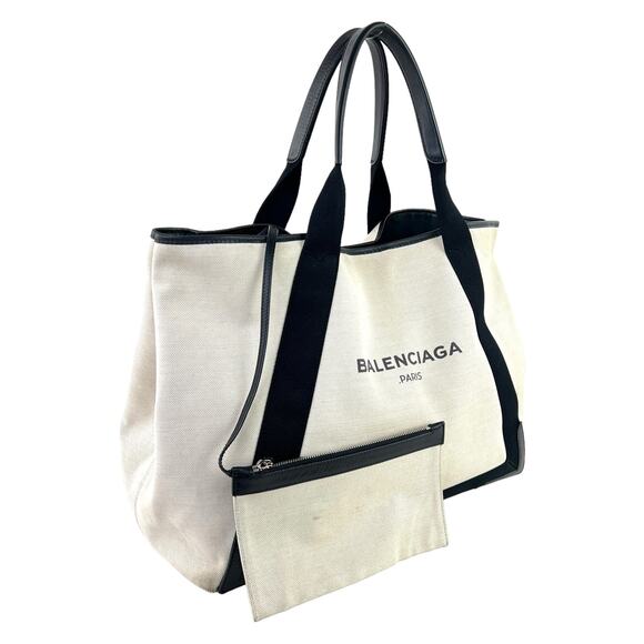Balenciaga Cabas Canvas Tote Bag - Picture 4 of 10